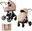 2 Champagne Latte Combination Pram