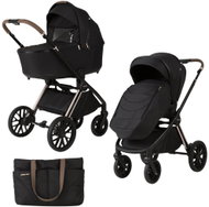 Adamex Kočárek kombinovaný Bianco 14 Champagne Carbon - Baby Buggy