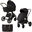 14 Champagne Carbon Combination Pram