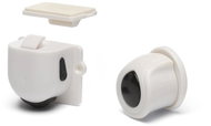Dooky Magnetické uzávěry skříněk 8 ks a 2 klíče, bílé - Child Safety Lock