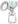 NK-962 Electric 3-Phase Breast Pump, Turquoise