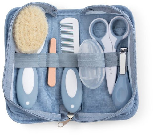 Saro Baby hygienic set in a textile case - Blue - Baby Health Check Kit - Main image