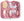 Hygiene set in a fabric case – Pink