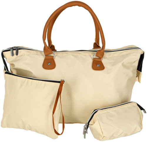 KIK KX3365 Multifunkční taška na kočárek sada 3v1, béžová - Travel Bag - Main image