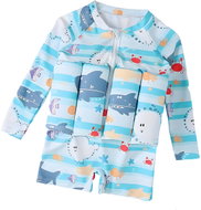 Excellent Dětské plavky modré vel. 100 - Podmořský svět - Baby Swimwear