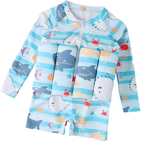 Excellent Dětské plavky modré vel. 100 - Podmořský svět - Baby Swimwear - Main image
