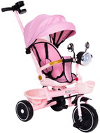 ECOTOYS WQL-186 Kočárek tříkolka s otočným sedátkem 360°, růžový - Tricycle
