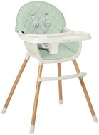 Nukido 700702 Jídelní židlička Lilo s nastavitelným pultíkem, 3v1, mátová - High Chair