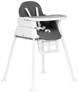 ECOTOYS HA-009 Jídelní židlička, skládací, 3v1, šedá - High Chair