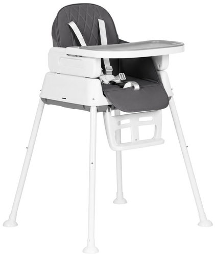 ECOTOYS HA-009 High Chair, foldable, 3-in-1, grey - High Chair - Main image