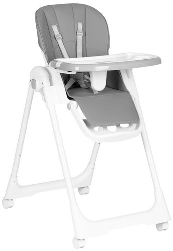 ECOTOYS HA-013 High Chair, height-adjustable, grey - High Chair - Main image