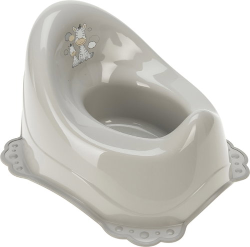H&L Nočník BabyComfort s protiskluzem, šedý - Potty - Main image