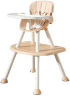 iMex Toys Jídelní židlička Elegant 2v1, béžová - High Chair