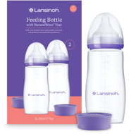 Lansinoh Kojenecká láhev 330 ml DUOPACK s NaturalWave TM savičkou L - Baby Bottle