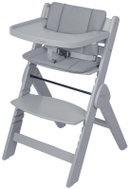 Nukido 702002 Dřevěná jídelní židlička Timo 45 × 40 × 78 cm, šedá - High Chair