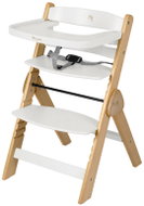 Nukido 702001 Dřevěná jídelní židlička Timo 45 × 40 × 78 cm, hnědo-bílá - High Chair