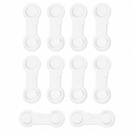 Ricokids RK-983 Zabezpečení otevírání skříněk 10 ks, bílé - Child Safety Lock
