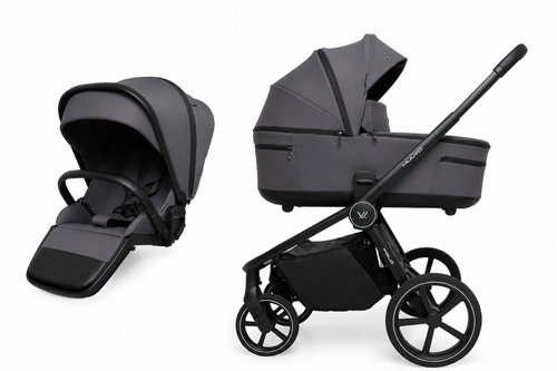 MUUVO Kočárek kombinovaný 2v1 Fold Iron Graphite - Baby Buggy - Main image