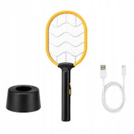 Verk 24668 Elektrický UV lapač hmyzu, 2 režimy, USB, černo-žlutý - Fly Swatter