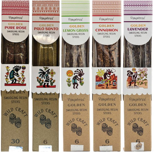 Empt Sada přírodních rituálních tyčinek - 5 vůní pro harmonii a smysly - Incense Sticks - Main image