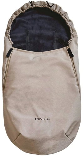 Pinkie Fusak Softshell Taupe - Stroller Footmuff - Main image
