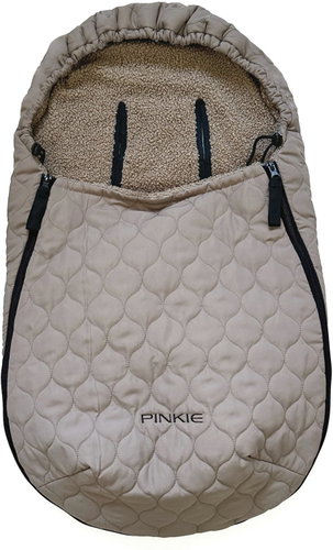 Pinkie Fusak Double Wave Taupe 0-12 měsíců - Stroller Footmuff - Main image