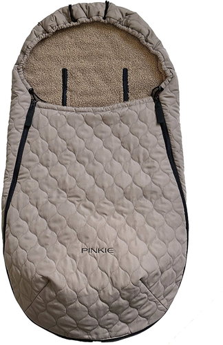 Pinkie Fusak Double Wave Taupe - Stroller Footmuff - Main image