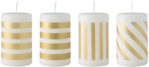 Villeroy & Boch Dekorativní svíčky z kolekce CHRISTMAS CHIC 4 ks - Candle Set - Main image