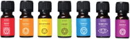 ARÔME Sada esenciálních olejů 7 čaker v dřevěné krabičce, 7 × 10 ml - Essential Oil Set