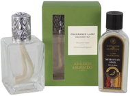 ASHLEIGH & BURWOOD Dárková sada katalytické lampy Obsidian White a vůně Moroccan Spice 250 ml - Fragrance Lamp