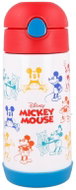 Stor Dětská nerezová láhev Mickey s brčkem, 360 ml - Children's Water Bottle