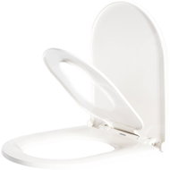 APT AG600C WC slow-closing toilet seat with integrated child seat 2-in-1, white - Children's toilet training seat