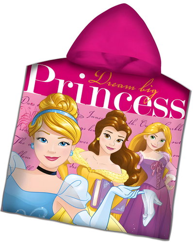 Disney Princesses poncho 50 × 100cm - Children's Bath Towel - Main image