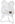 Knitted winter hat with ties, white