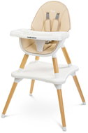Caretero Multifunkční jídelní židlička, stoleček 2v1, Tuva, béžová - High Chair