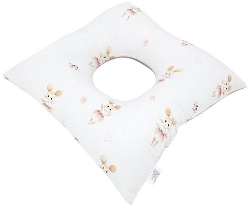 EKO Ballerina Mouse postpartum cushion 40×40cm - Pillow - Main image