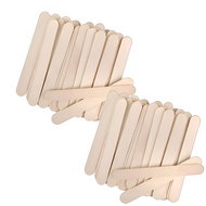 Bafi Depilační špachtle dřevěné 2 × 100 ks - Hair Removal Accessories