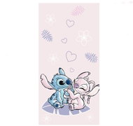 Jerry Fabrics Lilo and Stitch Pink 70 × 140 cm - Children's Bath Towel