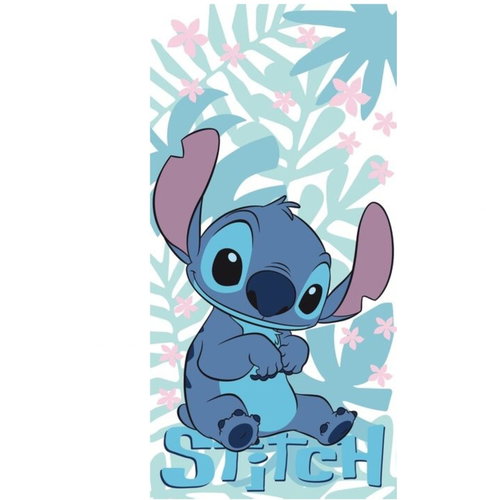Jerry Fabrics Lilo and Stitch Palm Leaves 70 × 140 cm - Children's Bath Towel - Main image