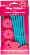 Kochblume Drinking Straw Set, 6pcs, Turquoise - Straw