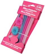 Kochblume Straws Drinking Set, 6pcs, Mixed Colours, XL - Straw