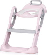 CHIPOLINO Flippy Pink Toilet Seat with Ladder - Children's toilet training seat