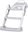 Grey Toilet Seat with Ladder