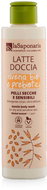 laSaponaria Shower milk with oats and prebiotics for sensitive skin 200 ml - Shower Lotion