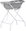 90 cm, grey