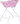 90cm, pink