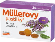 Müller's Pastilles® with Sage and Vitamin C 36 pcs - Herbal Lozenges