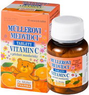 Müller's Bears® Mandarin-Flavoured Tablets with Vitamin C, 45 pcs - Sweets