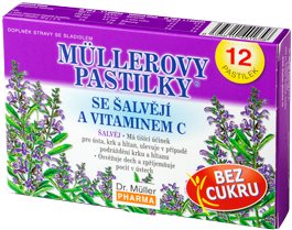 Müller's Lozenges® with Sage and Vitamin C - SUGAR-FREE - Herbal Lozenges - Main image
