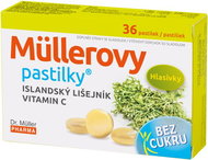 Müller's Lozenges® with Icelandic lichen and Vitamin C - SUGAR-FREE, 12 pcs - Herbal Lozenges